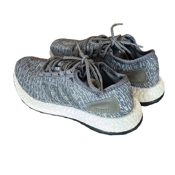 Adidas PureBoost Grey Marathon Men's Running Shoes Size 6 - Picture 6 of 9